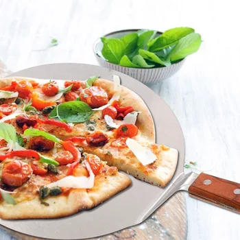 

1PC Practical Convenient Durable Round Cake Shovel Pizza Shovel for Kitchen Cooking Baking Home