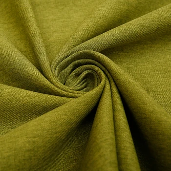 

solid linen fabric polyester fabric for tablecover and sofa blackout fabrics for curtain