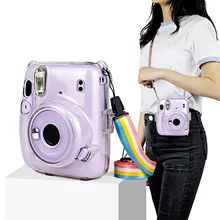 Bag 11-Accessories Instant-Camera Fujifilm Protective-Case Transparent for Mini Cover