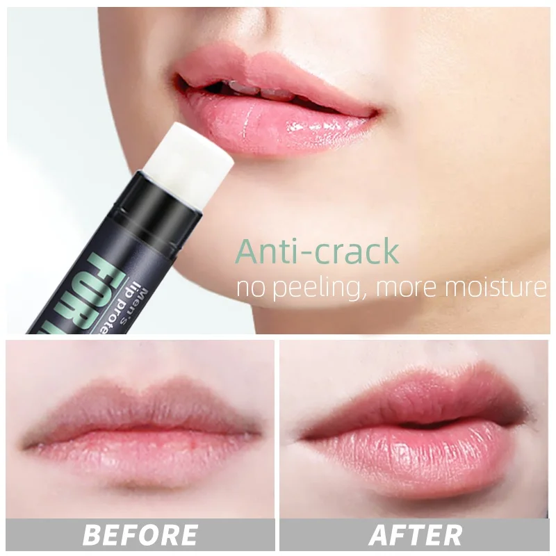 Long-lasting Moisturizing Dry Chapped Lips Balm Hydrating Lipstick For Men Repairing The Cracked Lips