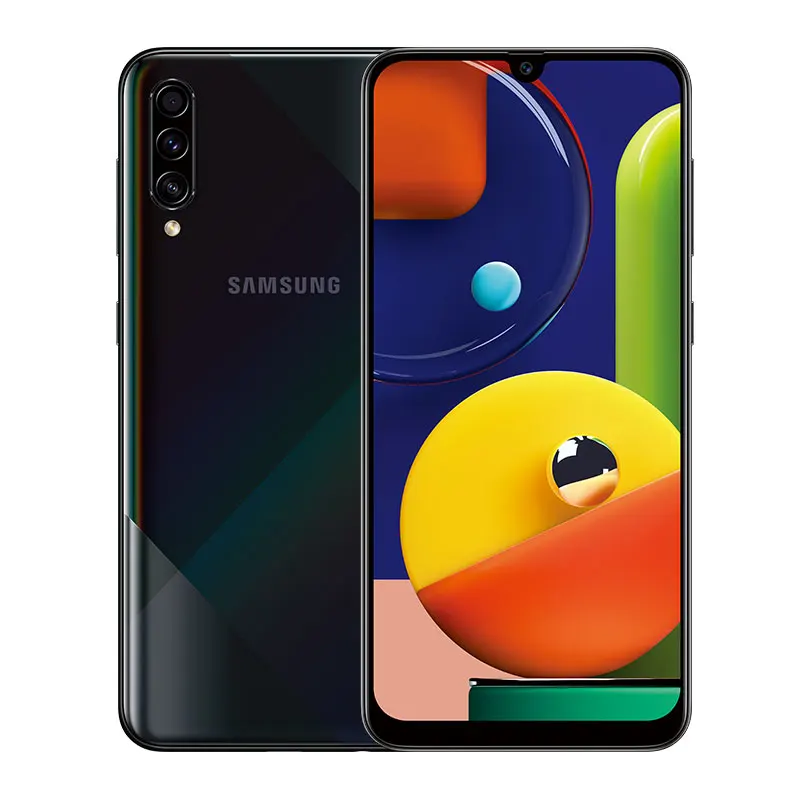 Samsung A50s 6," Super AMOLED 4x zoom Поддержка NFC Google Playstore 6G 128G 2340*1080 4 камеры 48MP 4000mAh отпечаток пальца ID