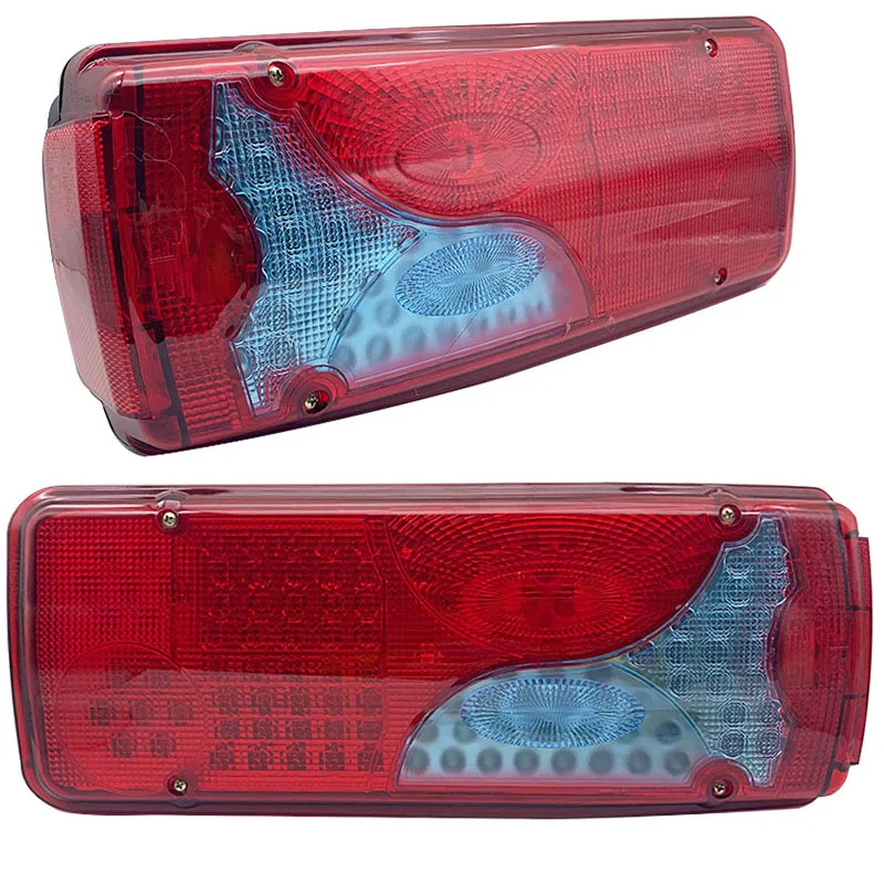 

2pcs 120LED Waterproof Car Rear Tail Lights Brake Stop Light Turn Signal Light Revese Lamp for Trailer Caravan Truck Lorry 24V