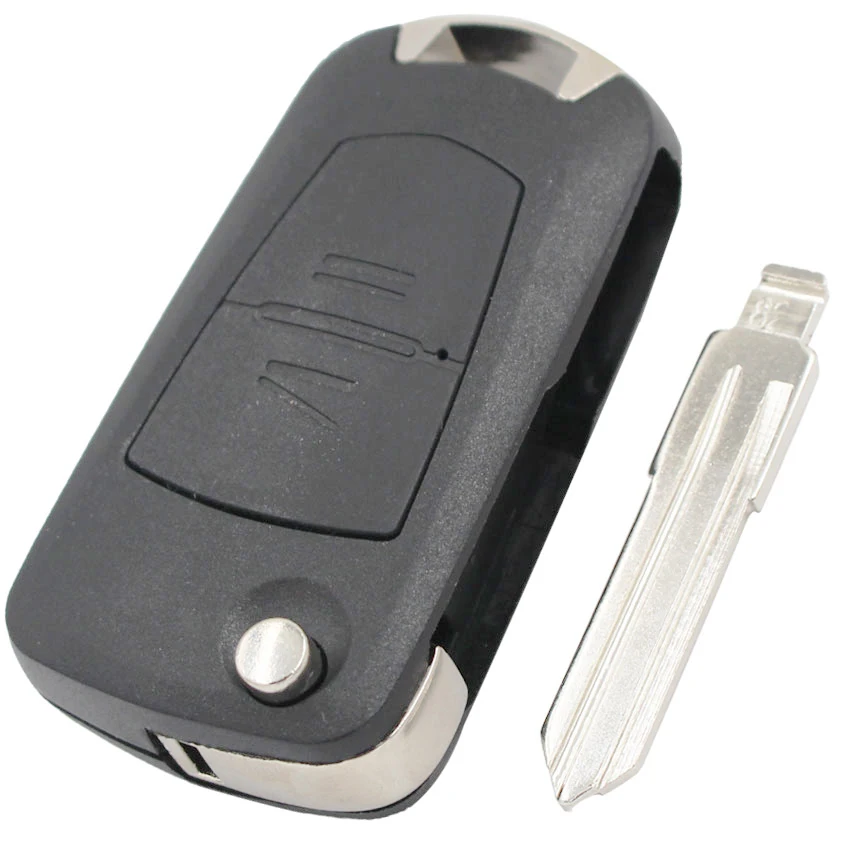 Складной чехол для ключей с 2 кнопками откидной Чехол Vauxhall Opel Astra H Corsa D Vectra C Zafira HU43