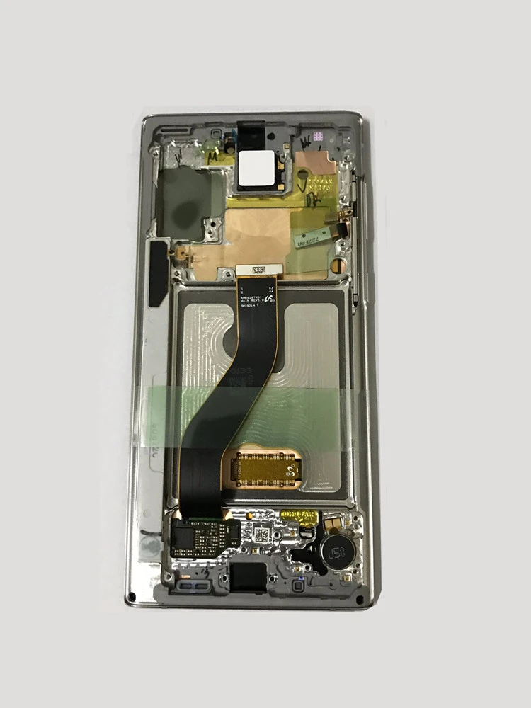 AMOLED для SAMSUNG Galaxy Note 10 N970F lcd с рамкой дисплей сенсорный экран для SAMSUNG Note 10 дисплей Note10 N970U N970N N9700