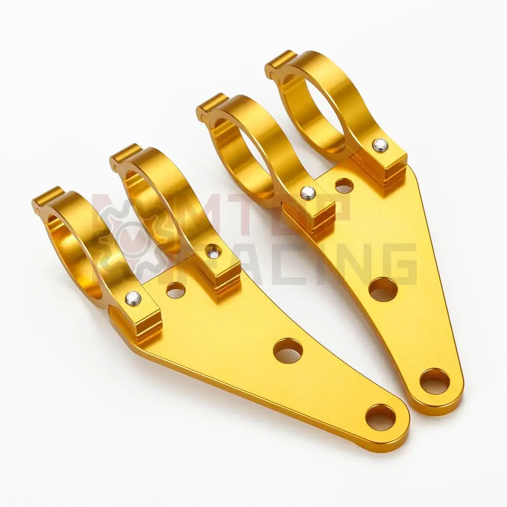 38mm Монтажный кронштейн фар мотоцикла CNC Gold 30 мм 33 мм 35 мм 37 мм 38 мм 39 мм 41 мм 43 мм 45 мм 46 мм 48 мм 49 мм 50 мм вилки - Цвет: 38mm