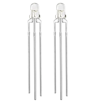 

uxcell Misty Common Anode/Cathode LED Diode Light Round 20mA Super Bright Bulb Lighting Lamp Electronic Components Light