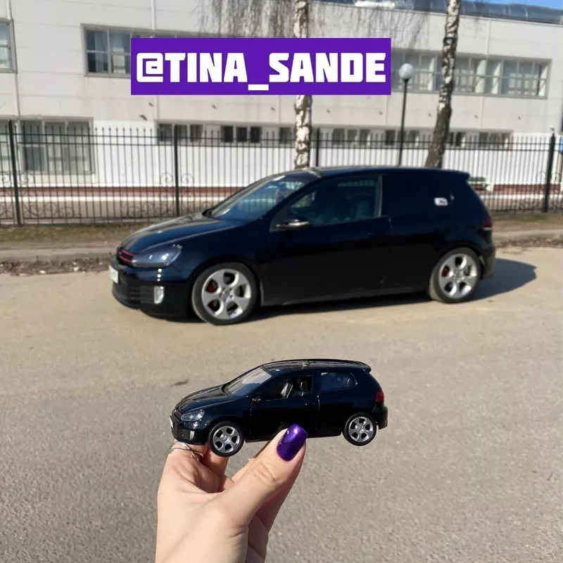 Toys For Children Simulation Exquisite Diecast & Toy Vehicles RMZ city Car Styling Golf GTI 1:36 Alloy Model Pull Back Cars | Игрушки и