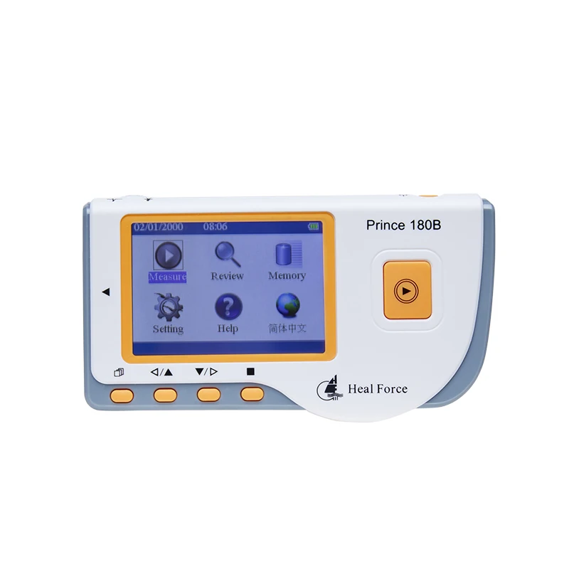 Портативный ручной монитор сердца ЭКГ электрокардиограмма 10 часов постоянного