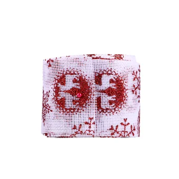 

1Pc Ribbon Soft Lovely Wide Weave Durable DIY Christmas Ribbon Xmas Ribbon