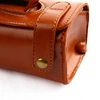 Manual Shaving Razor Portable Shaving Brush Travel PU Leather Bag For 2 edges Safety Razors Box 6