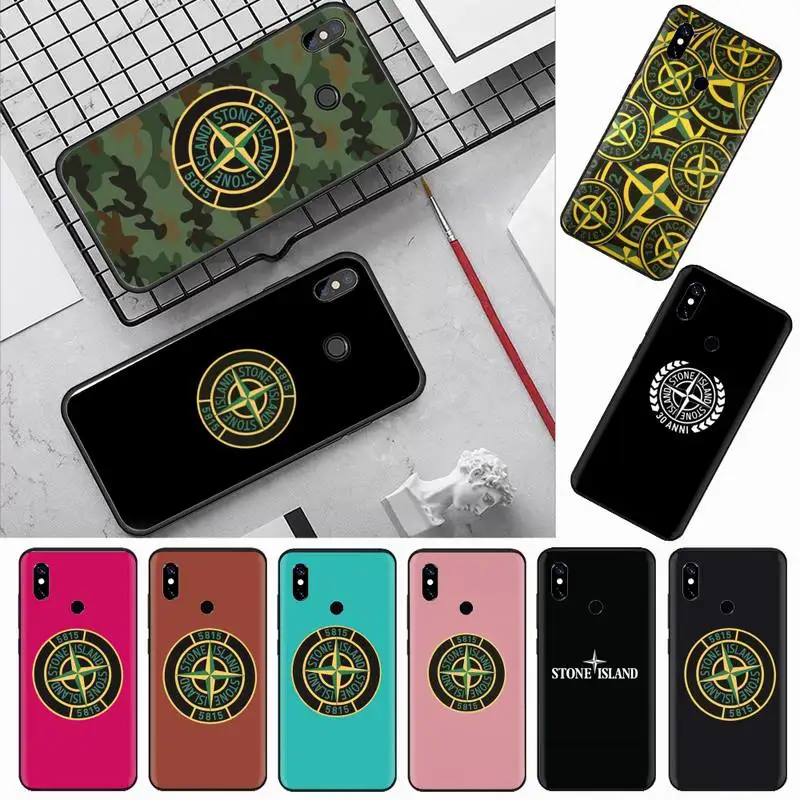 

Stone and Island Logo Luxury Unique Phone Cover For Xiaomi Redmi 7 8 9t a3 9se k20 mi8 max3 lite 9 note 9s 10 pro
