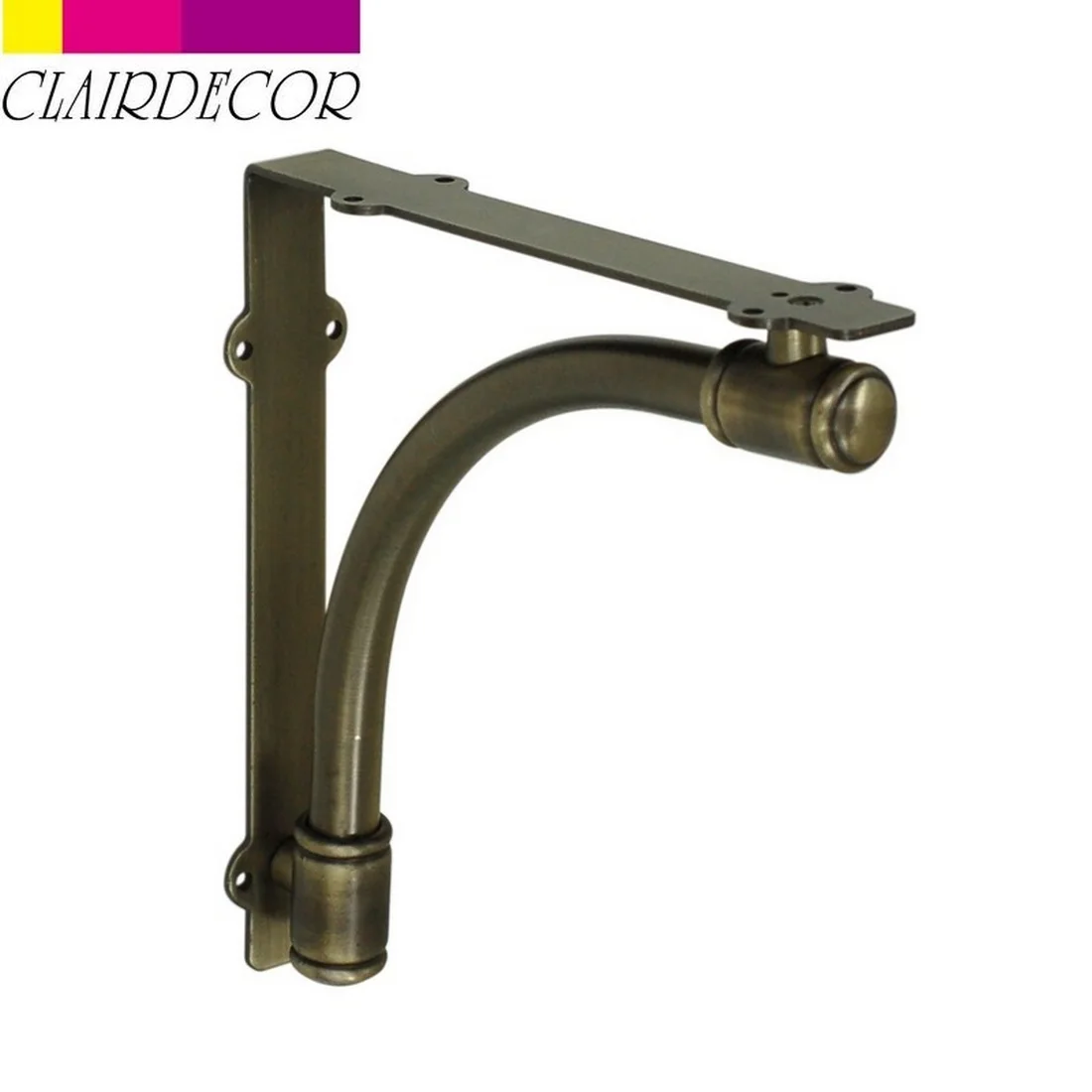 2pcs Shelf Bracket Classic Decorative Shelf Bracket Right Angle Bracket for Commodity Furniture Fittings Hardware