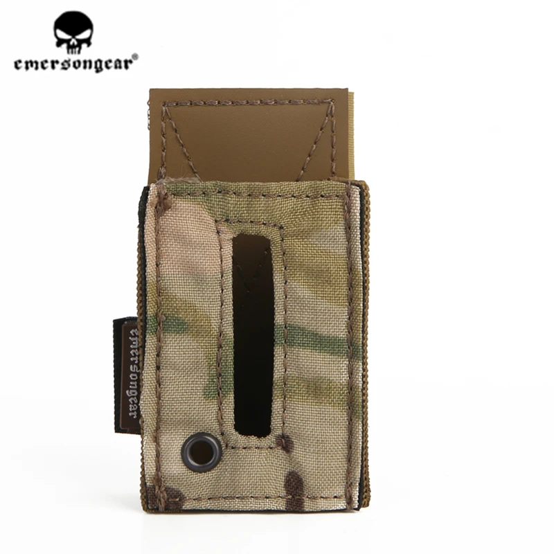 

emersongear Emerson MS2000 Tactical Strobe Light Protective Pouch Distress Marker Carrier Hook & Loop For Mounting Helmets