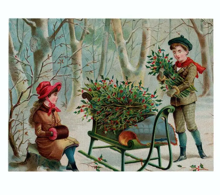 color7 Merry Рождественская елка настольное коврики под посуду на стол Кухня инструмент Салфетки сервировочные каботажное судно Кофе Чай вечерние украшения прямоугольной формы - Цвет: color7