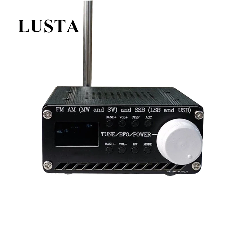 SI4732 FM AM (MW And SW) And SSB (LSB And USB) With Antenna rechargeable Battery All Band Radio In CaseD5-010