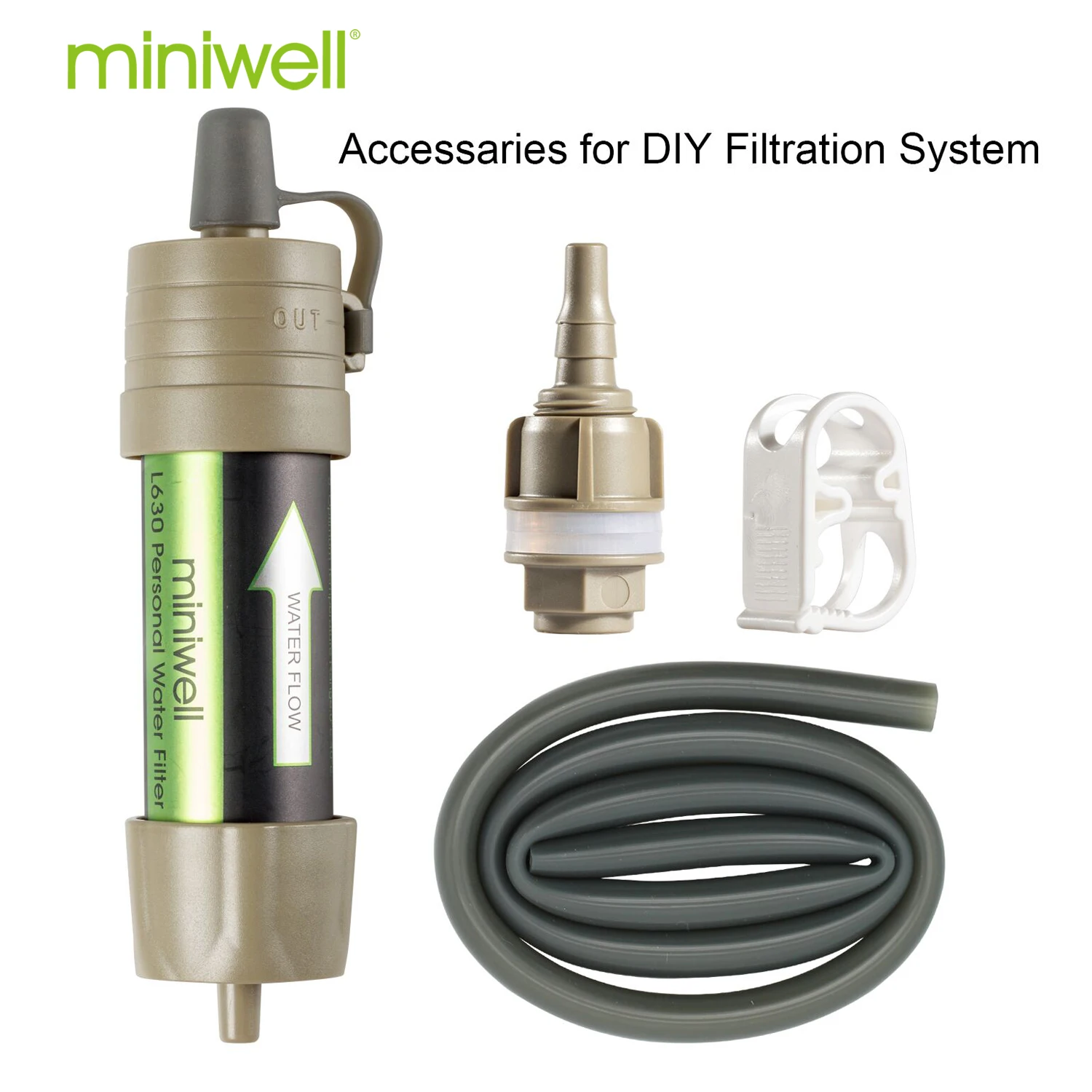 Miniwell L630 Portable Survival Water Purification System with Gravity