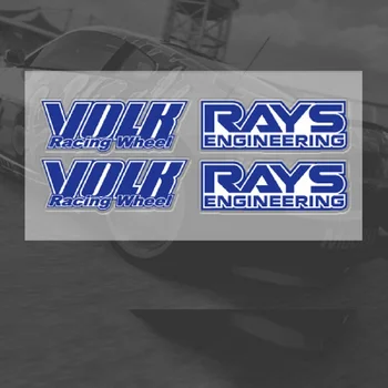 

Volk Rays Car Sticker For Wheel Car Tuning Volk Racing Self Adhesive Waterproof Motorcycle Accessories for Audi, VW, Toyota