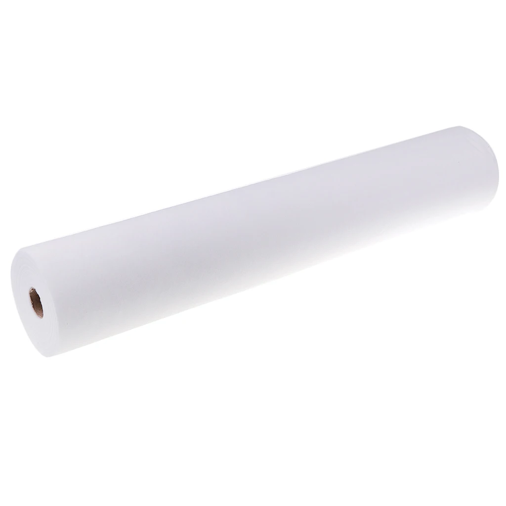 3 Rolls 150 Sheets Disposable Non-Woven Headrest Paper Bed Sheets for Spa Salon Massage Tattoo Table Anti-oil 50x70cm