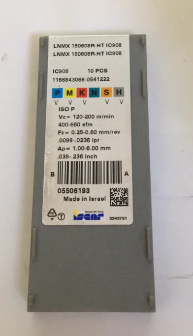 Карбидная вставка LNMX 150608R-HT IC908 10 шт. | Обустройство дома