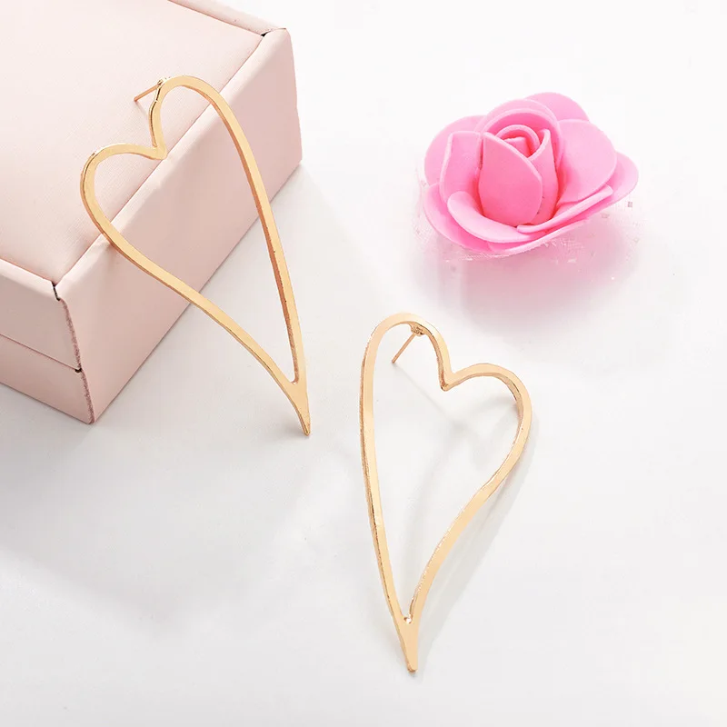 ZYZQ милые серьги-гвоздики в форме сердца для девочек, романтические украшения, аксессуары, подарок на день рождения для девушки