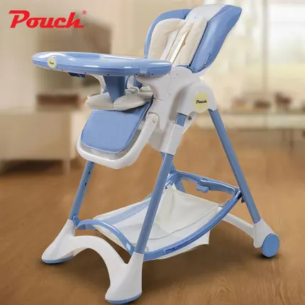 Pouch детская boost мест мульти-функциональный ребенка есть обеденный стол детский стульчик детский складной стул - Цвет: light blue