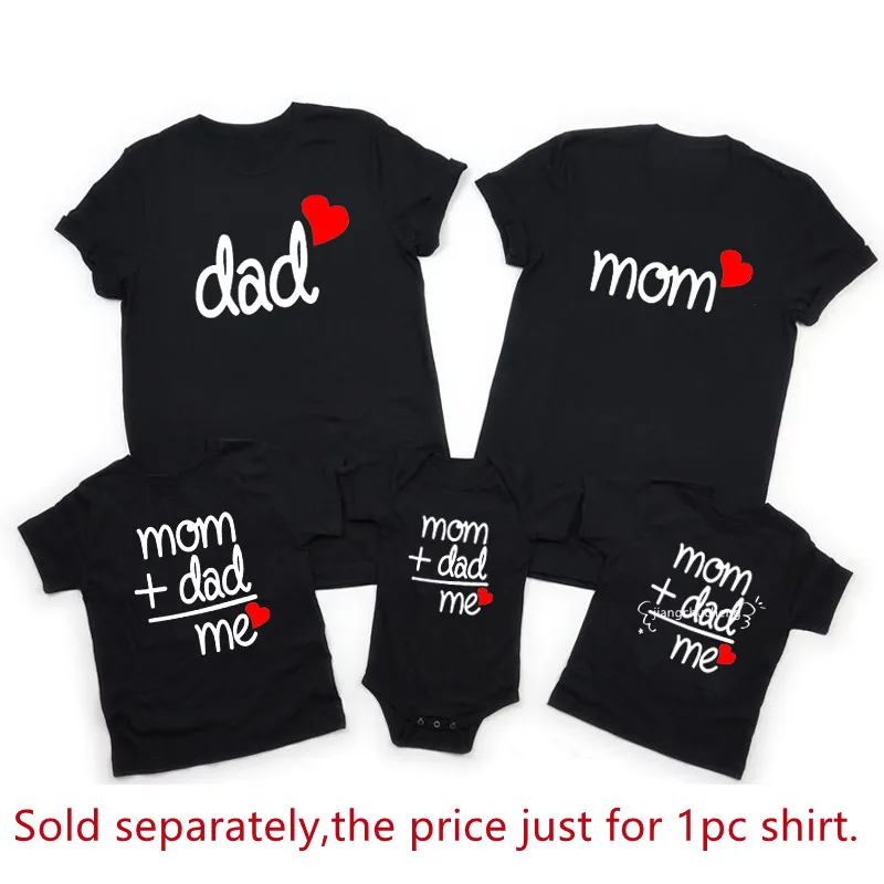 Ropa a juego para la familia con Feliz Navidad, camiseta para madre, padre, hija, hijo, mameluco para bebé, atuendos de algodón para papá, mamá y yo