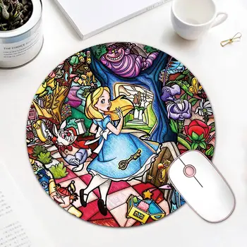 

Cartoon Alice In Wonderland Gaming Mouse Pad Anti-slip Natural Rubber PC Computer Gamer Mousepad Desk Mice Mat Child Gift