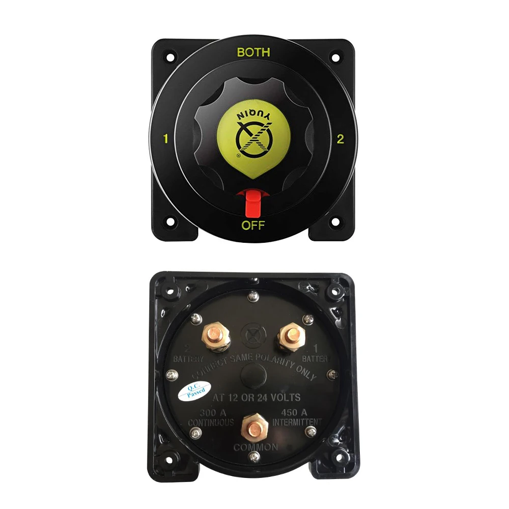 DC 12 V/24 V 300A лодка морской RV Аккумулятор для двигателя Переключатель Электрический двойной селектор батареи преобразователь питания выключатель питания