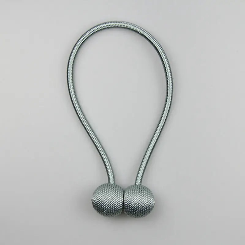 1Pc Pearl Magnetic Ball Curtain Tie Rope Backs Holdbacks Buckle Clips Accessory Rods Accessoires Hook Holder Home Decorations 