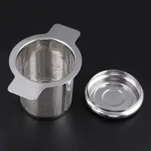 1 шт многоразовая чайная корзинка для заварки из нержавеющей стали, сетчатый фильтр с 2 ручками GXMA