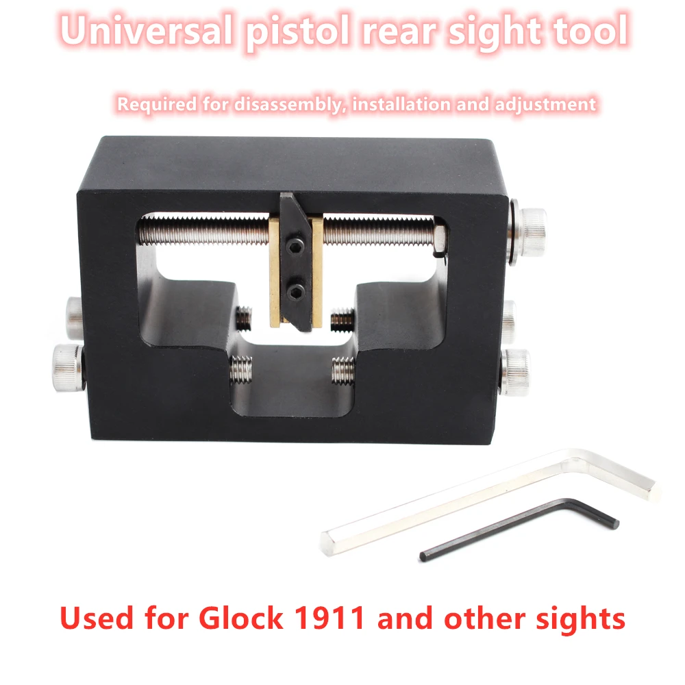 Magorui Universal Pistol Slides Rear Sight Tool Pusher for 1911 Glock Sig Springfield and Others | Спорт и развлечения