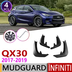 4 шт. переднее заднее крыло автомобиля для Infiniti QX30 2017 2018 2019 крыло брызговик щиток брызговиков аксессуары для брызговиков