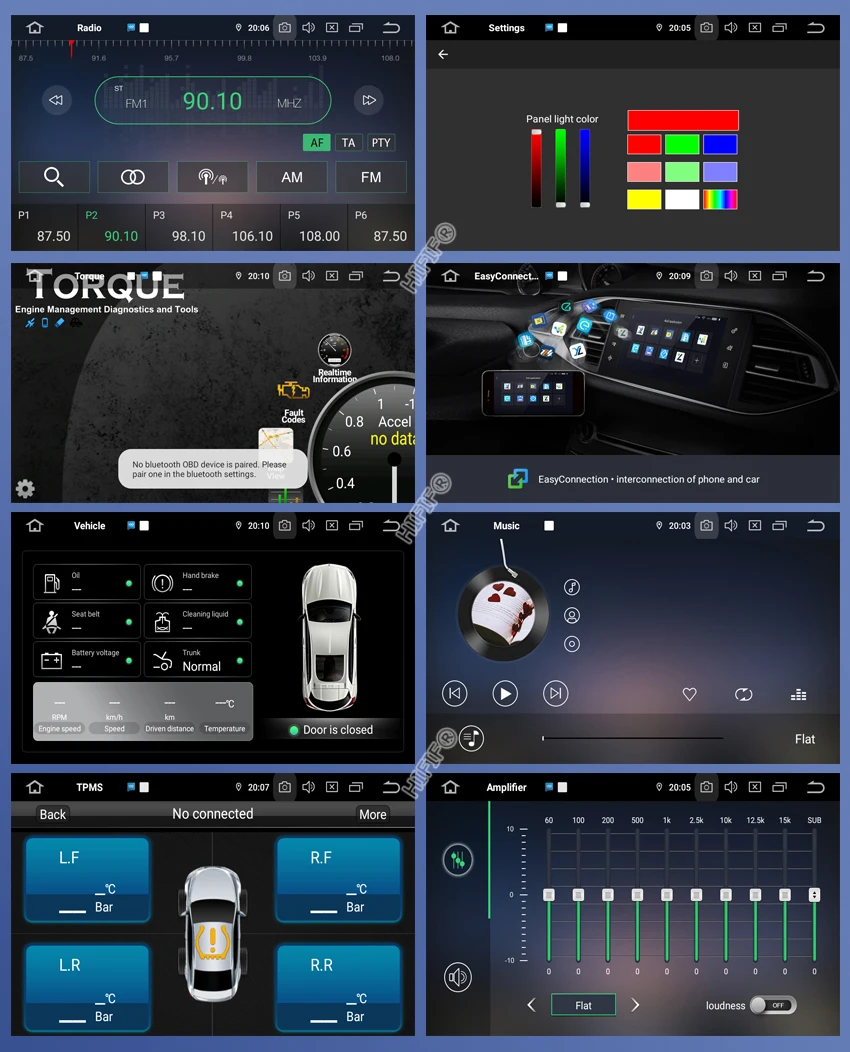 Clearance Android 9.0 Headunit Car Stereo Sat Navi For honda Accord 7 2003-2007 accord7 GPS Navi Radio Bluetooth Steering Wheel Control 2