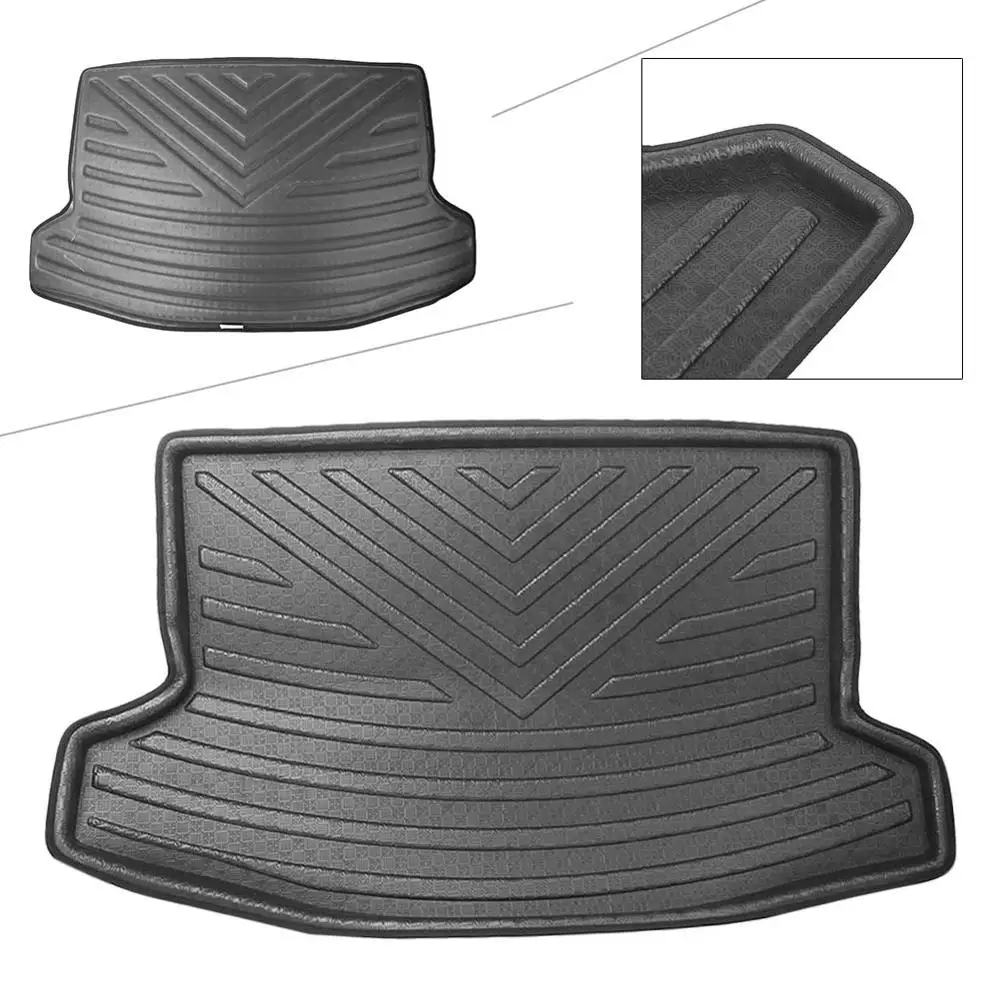 1PC Black Car Rear Trunk Mat Cargo Floor Liner Suitable For 2011-2017 Subaru XV/XV Crosstrek &amp 2012-2016 Impreza Hatchback |