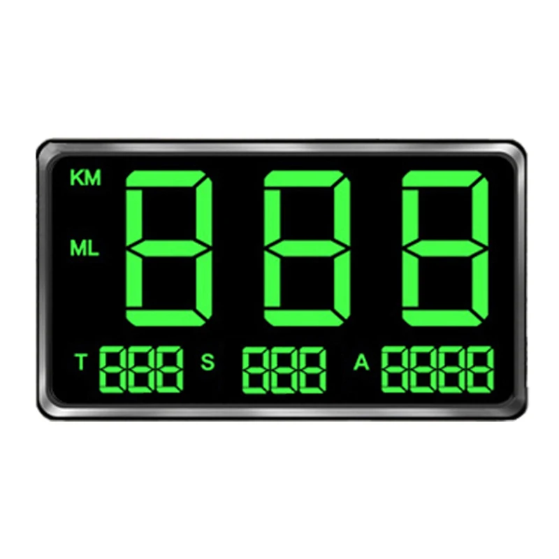 Speeeter HUD Head Up дисплей скорость вождения цифровой C80 универсальный GPS автомобиль