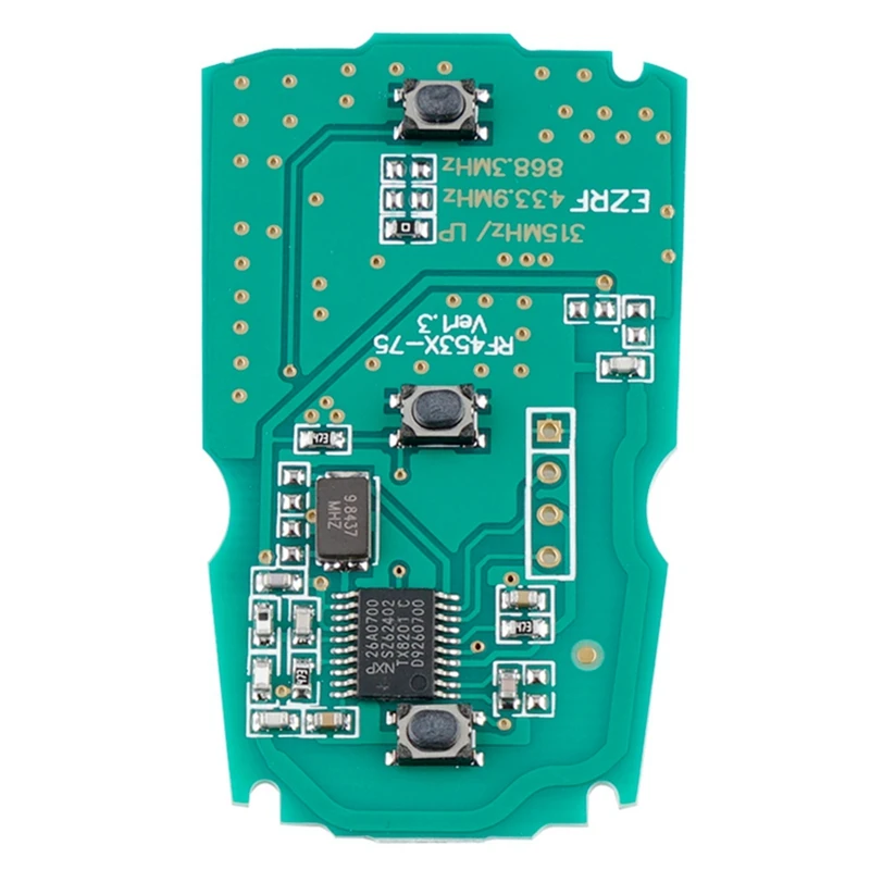 Интеллектуальный Автомобильный ключ дистанционного управления 3 кнопки, пригодный для Bmw 3/5 серии X5 X6 Cas2 Cas3 433 МГц