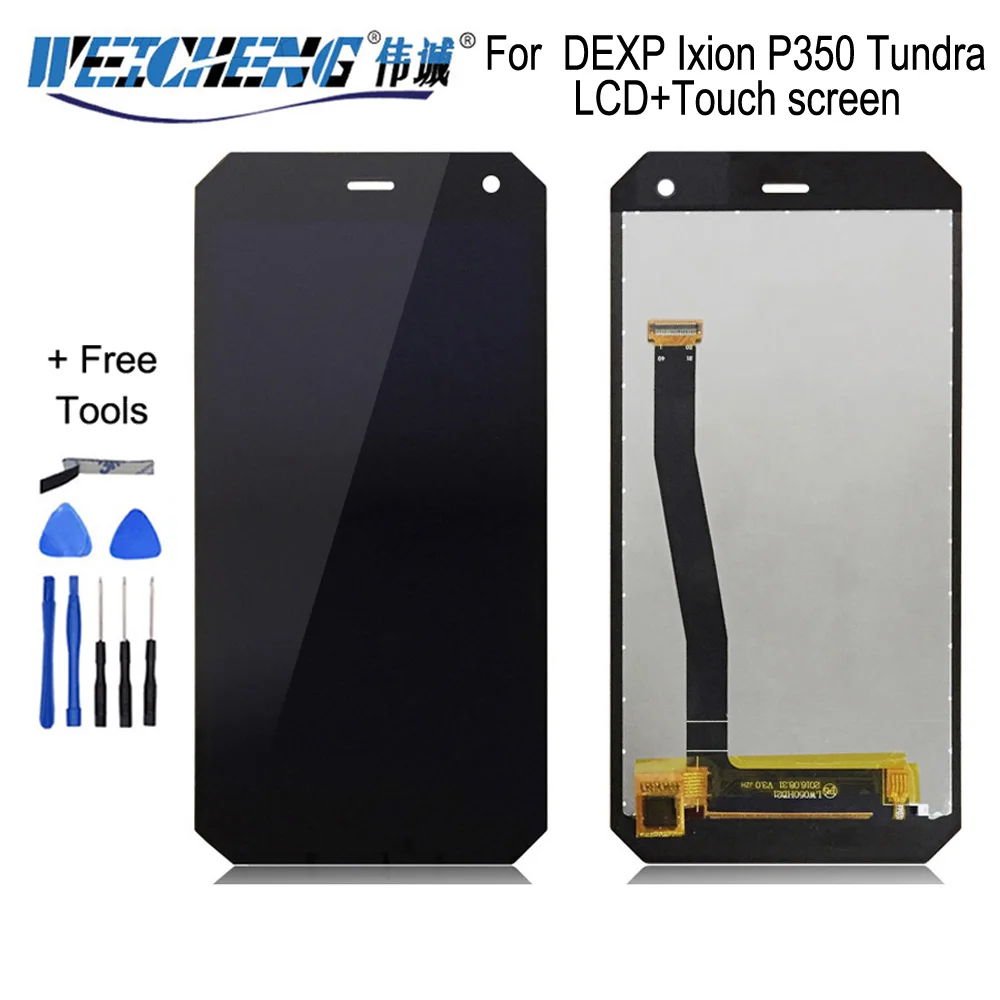 ЖК дисплей WEICHENG для DEXP Ixion P350 Tundra кодирующий преобразователь сенсорного экрана в