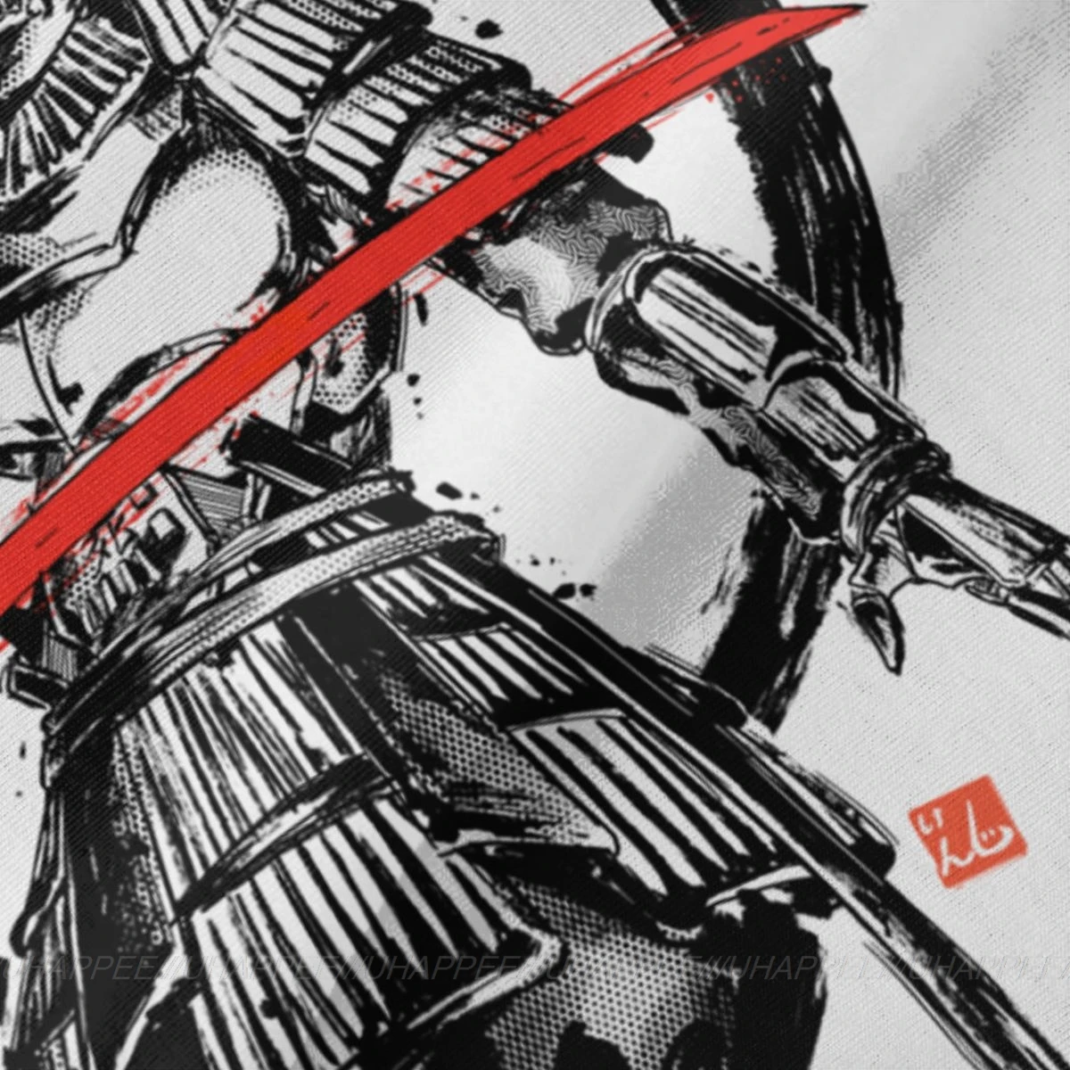 Классическая футболка Samurai Vader Мужская 4XL с короткими рукавами из мягкого хлопка