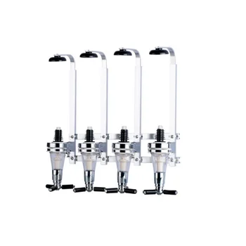 

6-Bottle Liquor Dispenser Wall Mounted Bottle Beverage Stand Wall Bracket Drink Beer Wine Dispenser