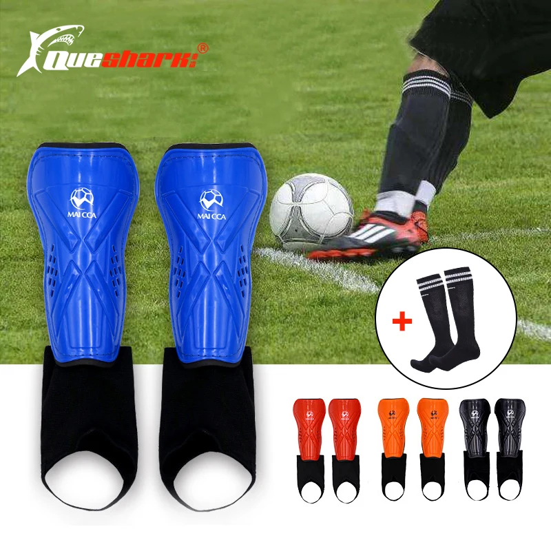 

Men Teenagers Soccer Shin Guard Football Socks Children Leg Sleeves Sports Running Shinguard Calf Support Protection