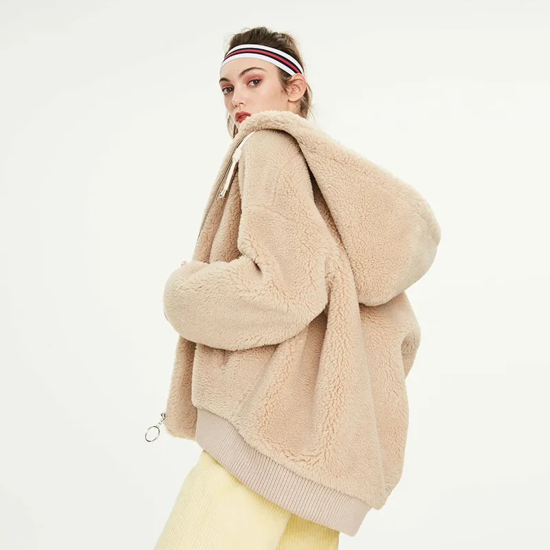 Woolen Cloth Coat Winter Women's New Teddy Bear