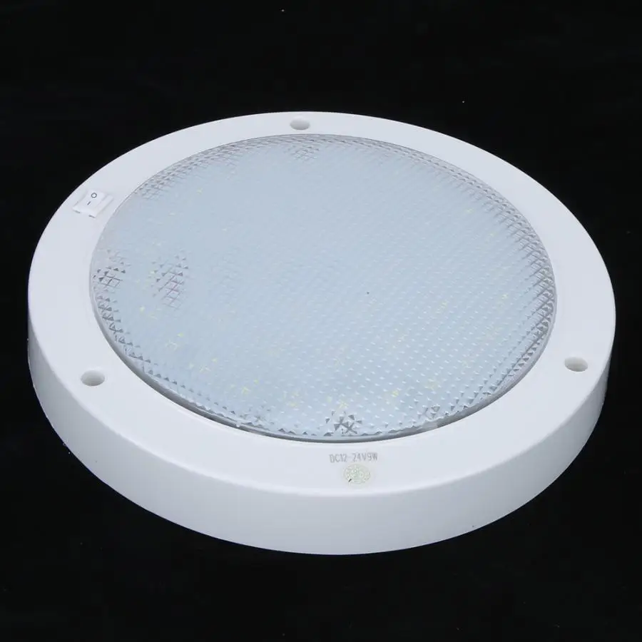 42 светодиоды 12V 9W 840LM высокое Яркость круглый светодиодный потолочный светильник для автомобиль Лодка домой автомобильные аксессуары араба Аксесуар
