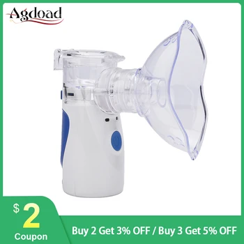 

Medical Portable Mini Mesh Nebulizer Handheld Asthma Portatil Inhaler Atomizer Inhalator for Kids USB Rechargeable Nebulizador