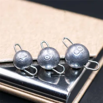 

5pcs/Lot Lead Weight with Swivle Cheburashka Sinker Lead Sinker Jig Head Lead Weights 4g 6g 8g 10g 12g 14g 15g 18g Lure Fishing