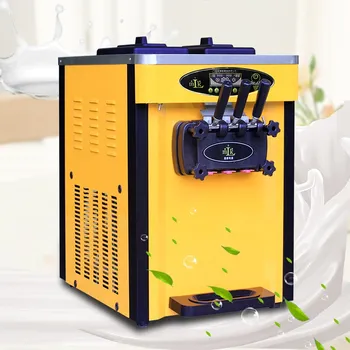 

Commercial Ice Cream Machine Desktop Soft Ice Cream Making Machine for Amusement Parks Snack Shops School Stores