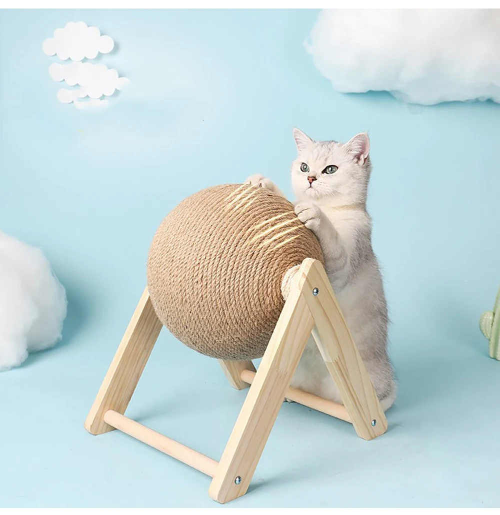 Cat Scratching Ball Toy to Protect Furniture From Cat Scratching