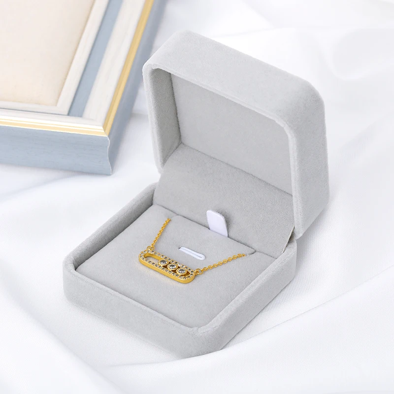 Exquisite Flannel Gift Box For Necklace & Bracelet & Anklet & Ring Fashion Gift Box