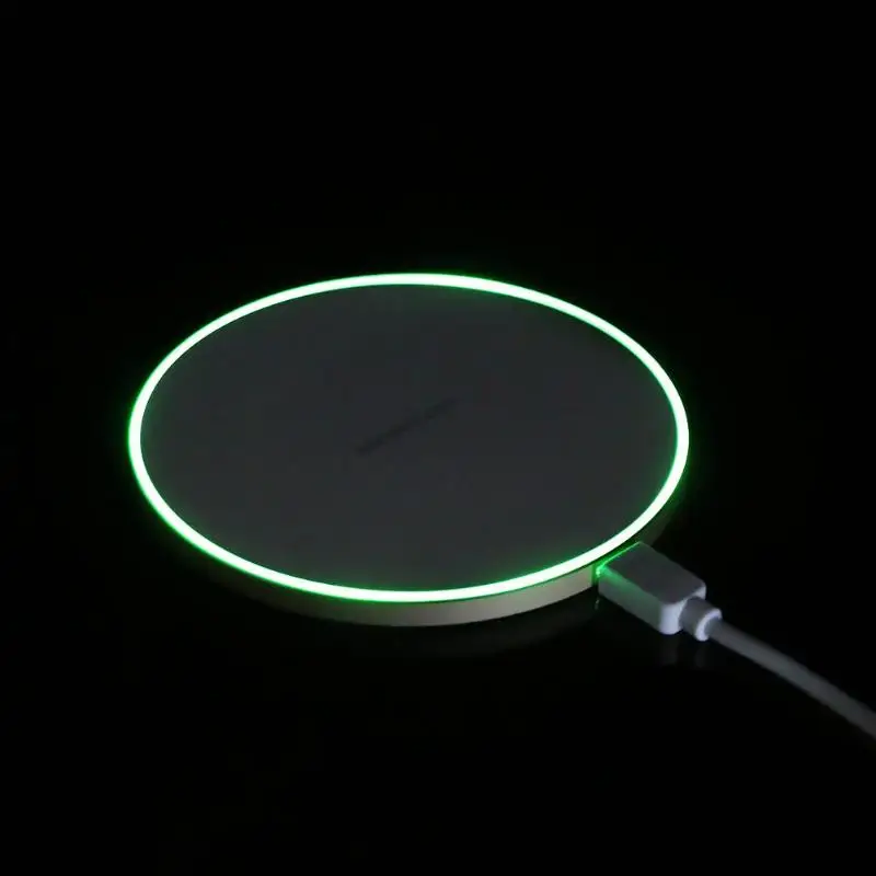 10 Вт Быстрое беспроводное зарядное устройство USB Qi зарядное устройство для iPhone XS Max XR X 8 Plus для samsung S9/S9 Plus/S8 Plus/Note 9/Note 8/Note 5