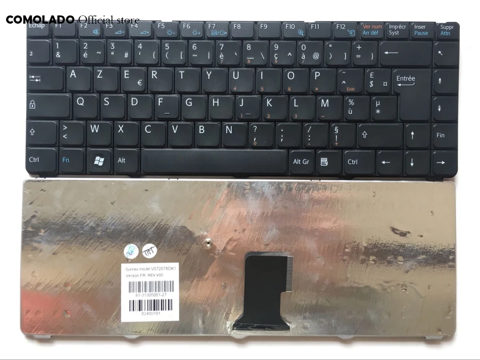 FR Французская клавиатура для Sony Vaio VGN-NR V072078DK1 VGN-NS NR NS черная ноутбука Раскладка |