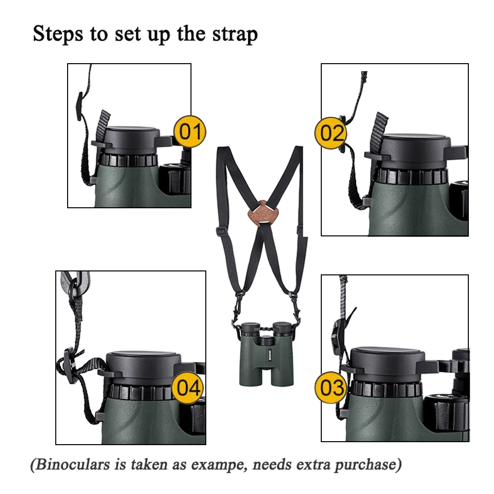 Eyeskey Universal Binoculars Harness Strap Binoculars Strap Quick Release Adjustable Straps For Cameras Rangefinder binocular camera strap